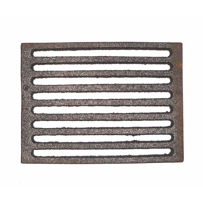 GRIGLIA GHISA PER CUCINA LEGNA - CAMINETTO - BARBECUE CENERE 150 x 135 mm.