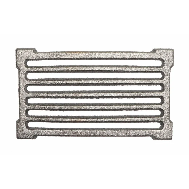 GRIGLIA GHISA PER CUCINA LEGNA - CAMINETTO - BARBECUE CENERE 250 x 147 mm.