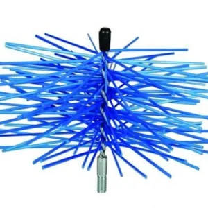 SCOVOLO TONDO NYLON STUFA LEGNA / PELLET - ø cm.25 - FERR 243179