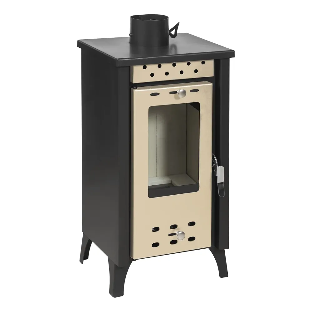 Stufa Legna Divina Fire MATILDE 7,7 kW MG100BEIGE Beige L33xP38,5xH74 cm