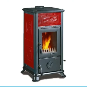 Stufa Legna Ghisa La Nordica Extraflame Mod. Dorella L8 X 6,8 Kw Bordeaux