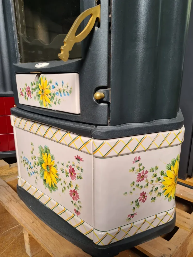 Stufa legna Lincar Monella 174NL Margherite 10 Kw
