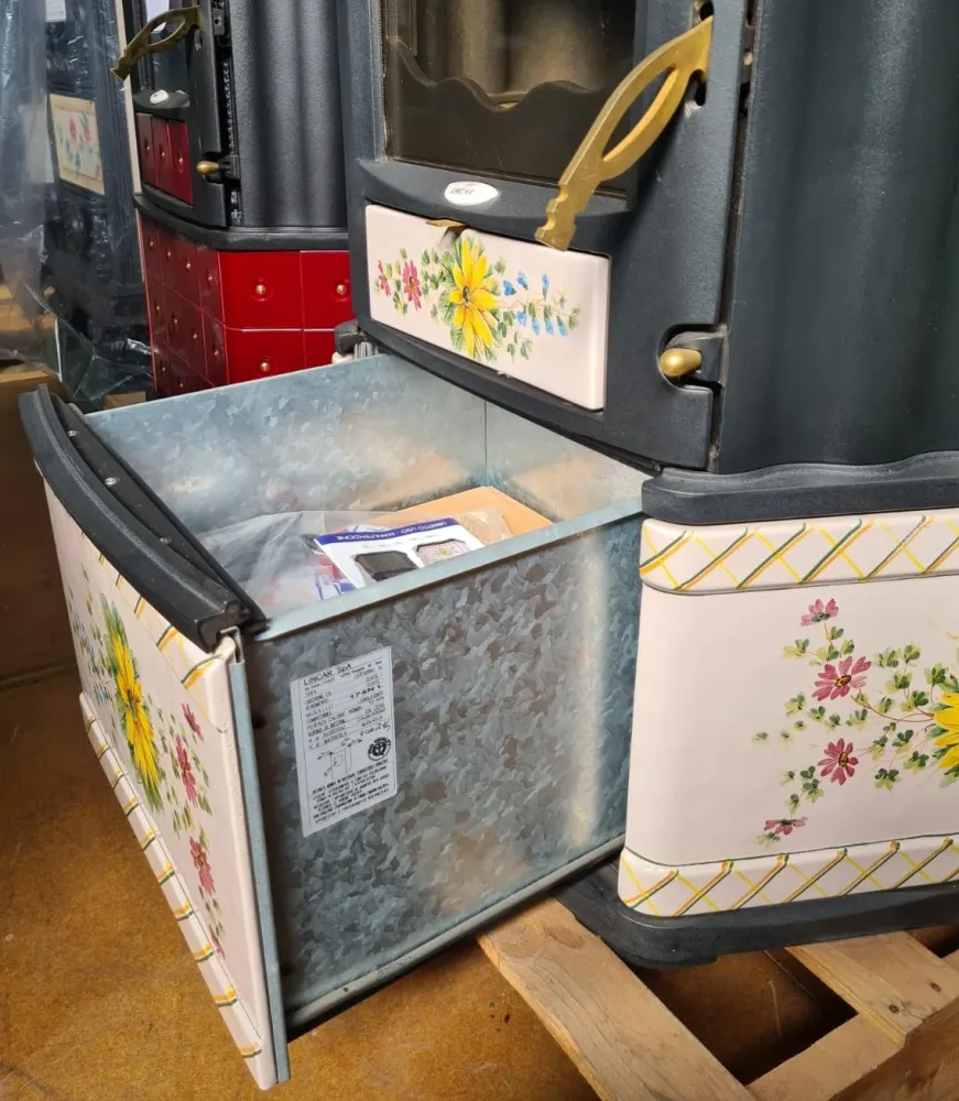 Stufa legna Lincar Monella 174NL Margherite 10 Kw