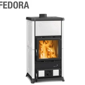 Stufa Legna La Nordica Extraflame Modello Fedora 8,3 Kw Colore Bianca
