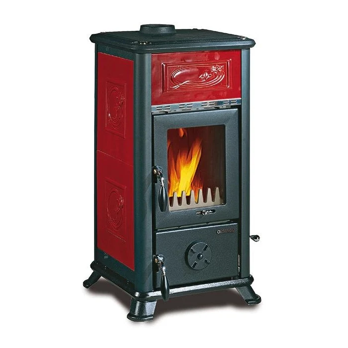 Stufa Legna Nordiva mod. Dorella L8 Liberty 6,5 Kw versione Bordeaux