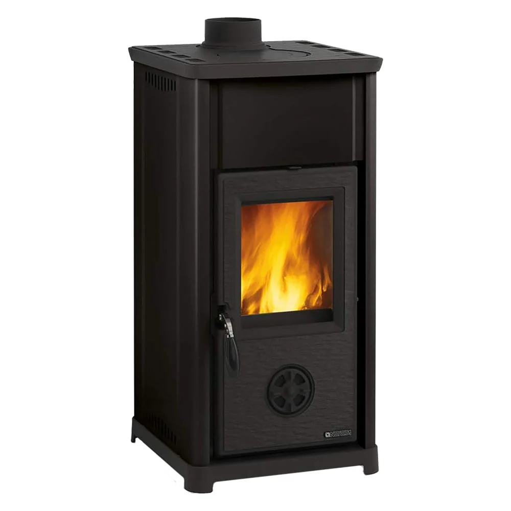 STUFA LEGNA 'TEA 5.0' Colore nero antracite