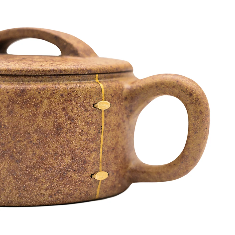 Teiera legna con coperchio Kintsugi rivettato # 95083