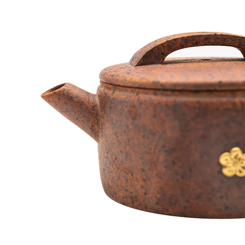 Teiera legna con Kintsugi e Fiore d'Oro # 95084
