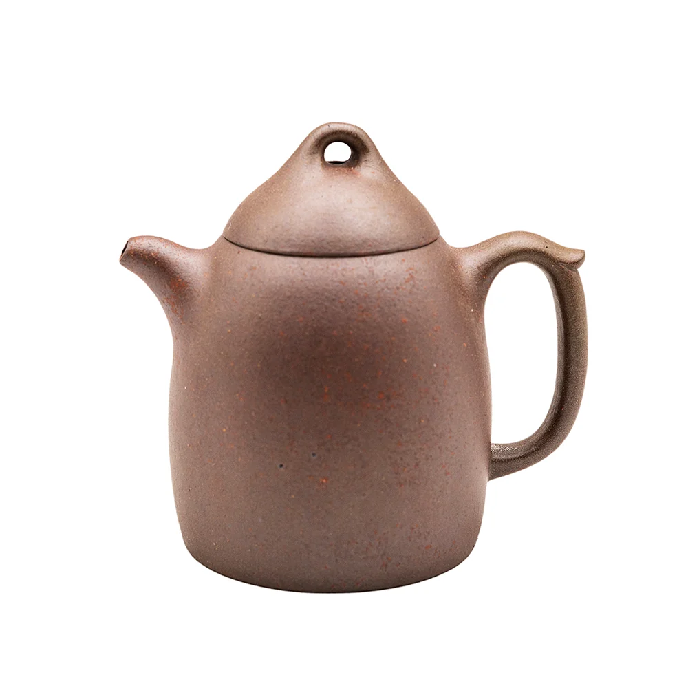 Teiera Yixing legna, forma verticale con coperchio ad anello n. 95079, 110 ml