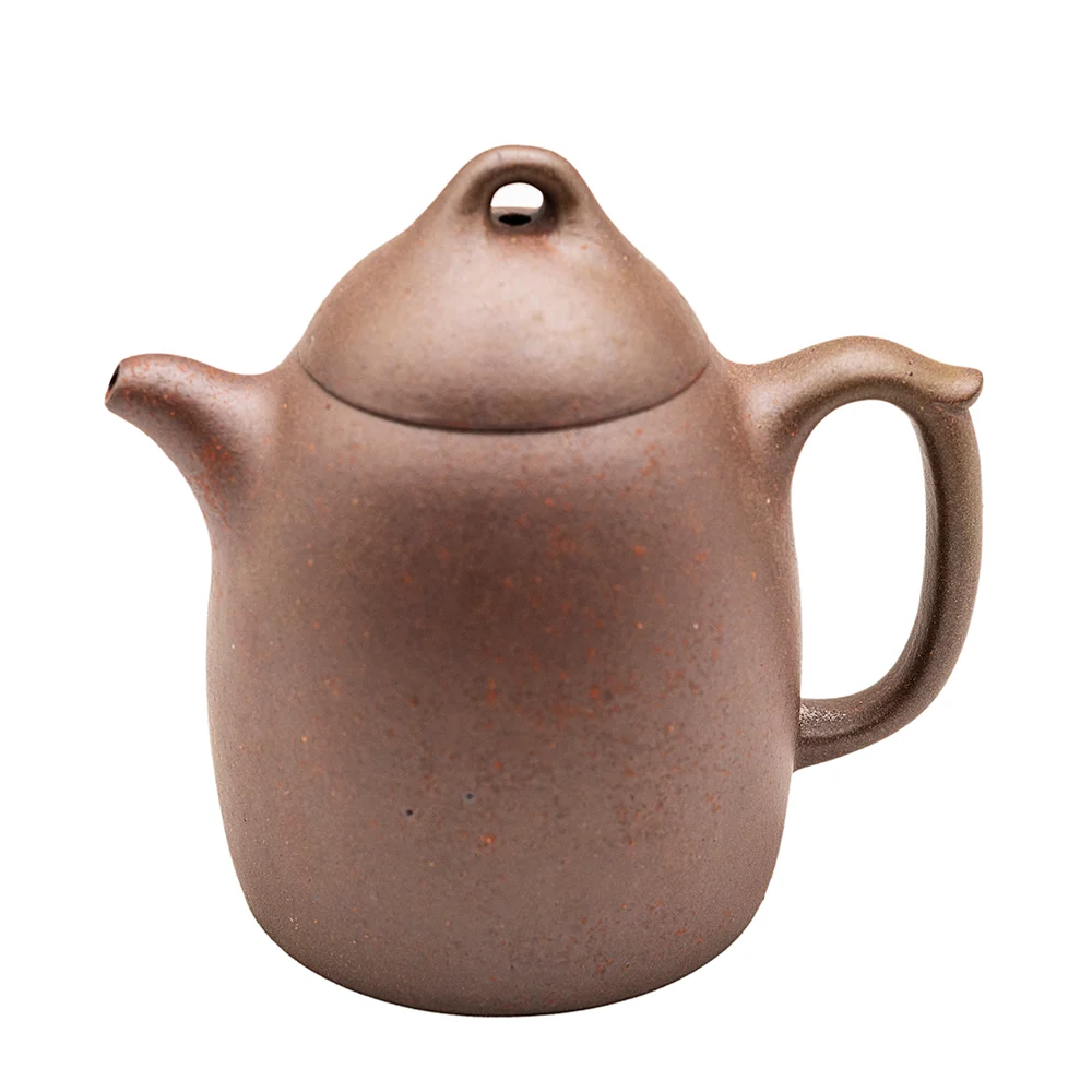 Teiera Yixing legna, forma verticale con coperchio ad anello n. 95079, 110 ml