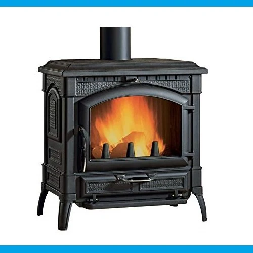 Termostufa Legna La Nordica Extraflame Mod. Termoisotta Con Sistema D.S.. 15 Kw Nero Antracite