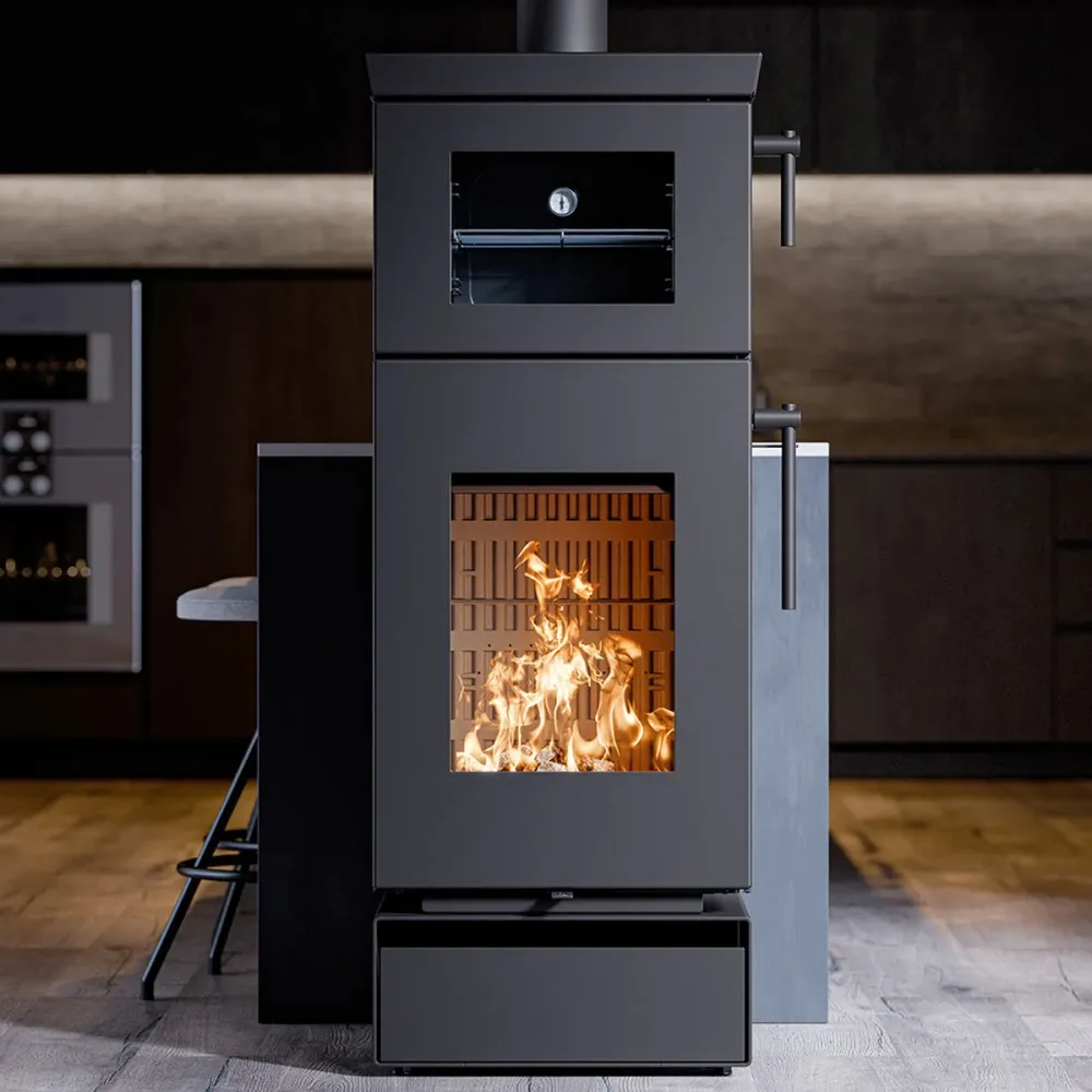 Thermorossi Stufa Legna Zen O con Forno 9 kW