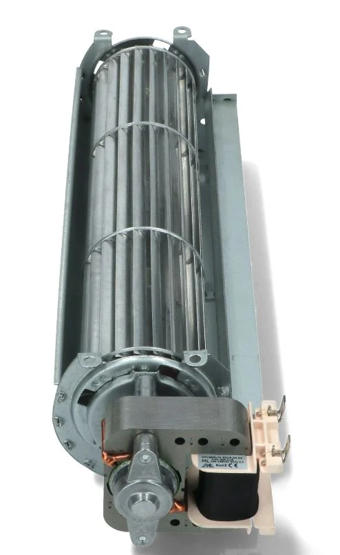VENTOLA TANGENZIALE MOTORE SX PER FORNO STUFA LEGNA PELLET CM 27 SP 324