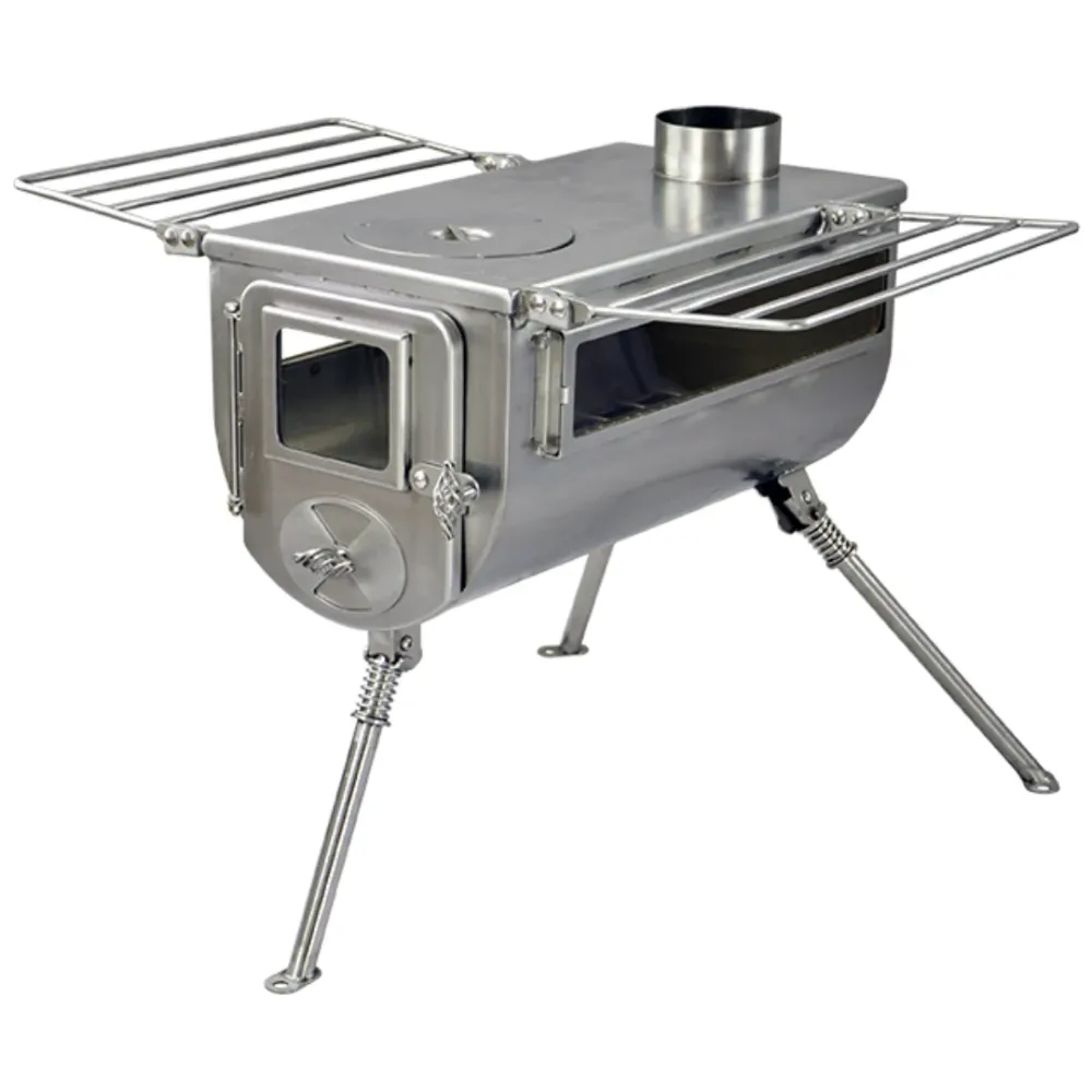 Winnerwell Woodlander Double View 1G L-sized Forno legna da campeggio