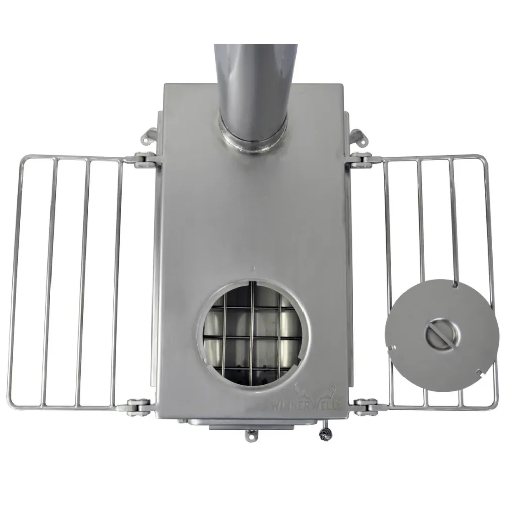Winnerwell Woodlander Double View 1G L-sized Forno legna da campeggio