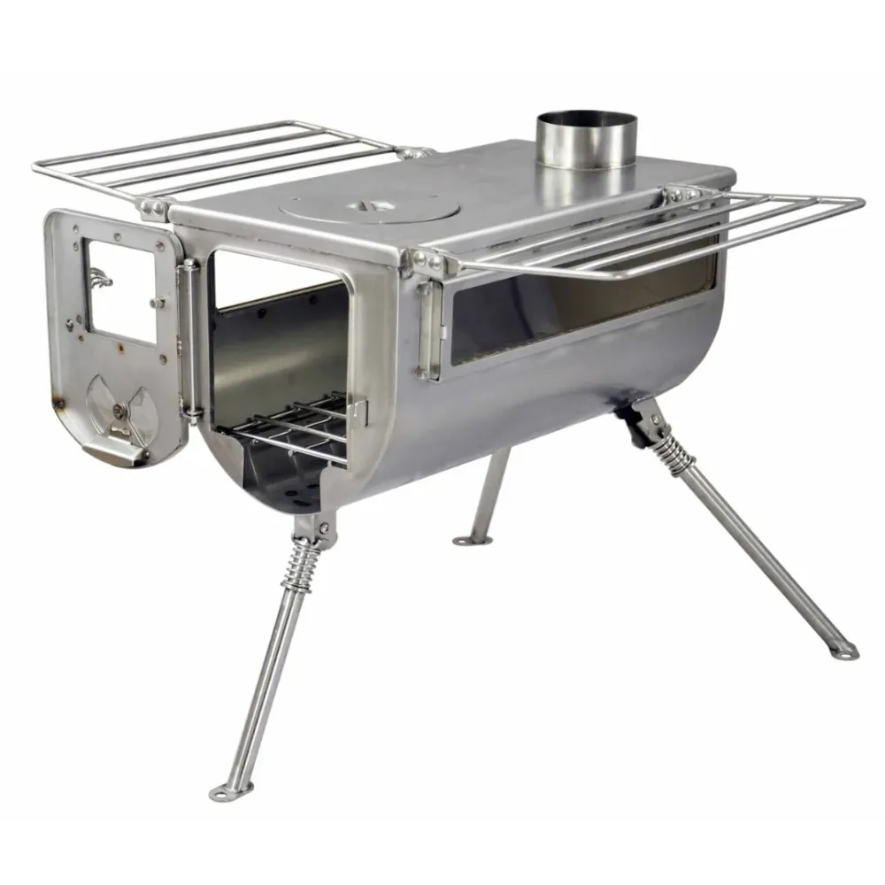 Winnerwell Woodlander Double View 1G L-sized Forno legna da campeggio
