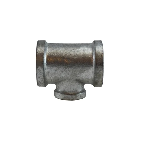 3" X 1-1/2” Galvanized Malleable Reducing Tee Nipples And Fittings 64359 | Impermeabile e Traspirante