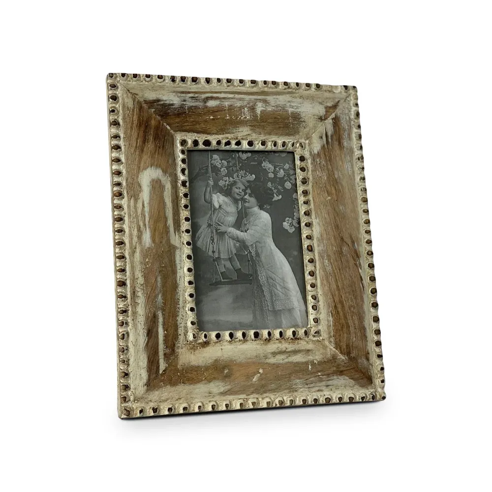 Cornice per foto Shabby chic portafoto stile Vintage Retrò legno 5051