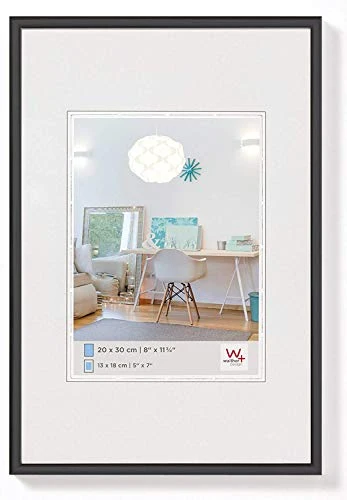 Walther New Lifestyle, Cornice Plastica, Nero, 20 x 30 cm 20 x 30 cm, Nero