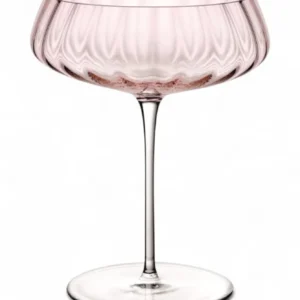 Round Up Dusty Rose Set di 2 bicchieri coupe