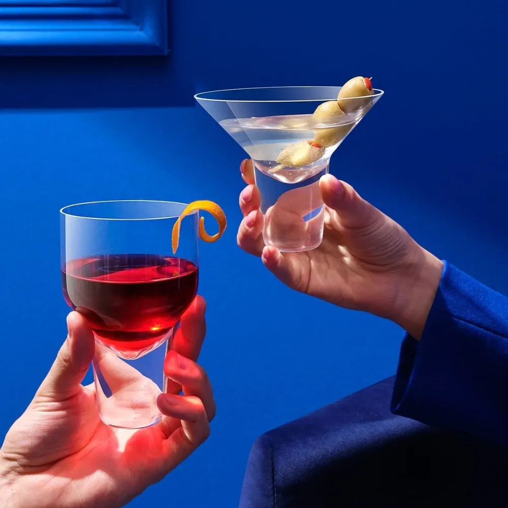 Set 2 Bicchieri Martini NUDE Gravity