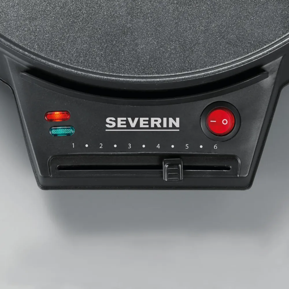 Crepiera Elettrica Diametro 30Cm 1000W Nero - Severin