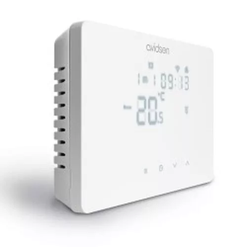 CRONOTERMOSTATO SMART WIFI TOUCH DA PARETE AVIDSEN BIANCO 230V
