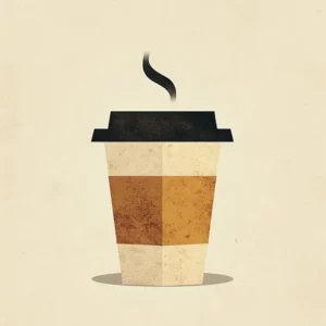Caffè da asporto minimalista Fine Artic