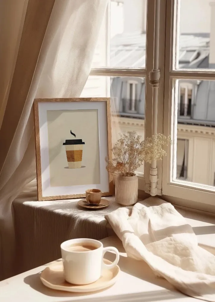 Caffè da asporto minimalista Fine Artic