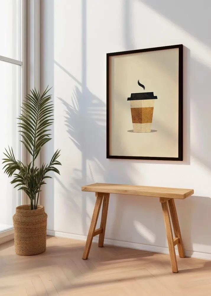 Caffè da asporto minimalista Fine Artic