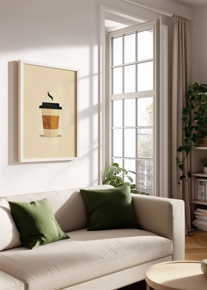 Caffè da asporto minimalista Fine Artic