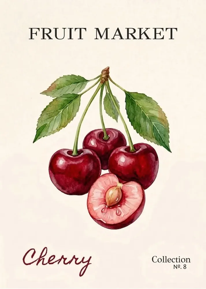 Mercato della frutta N.8 - Ciliegie Fine Artic