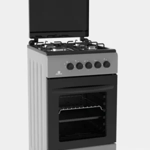 Staylux Cucina gas con forno gas 4 Fuochi 50x50 cm colore GRIGIO