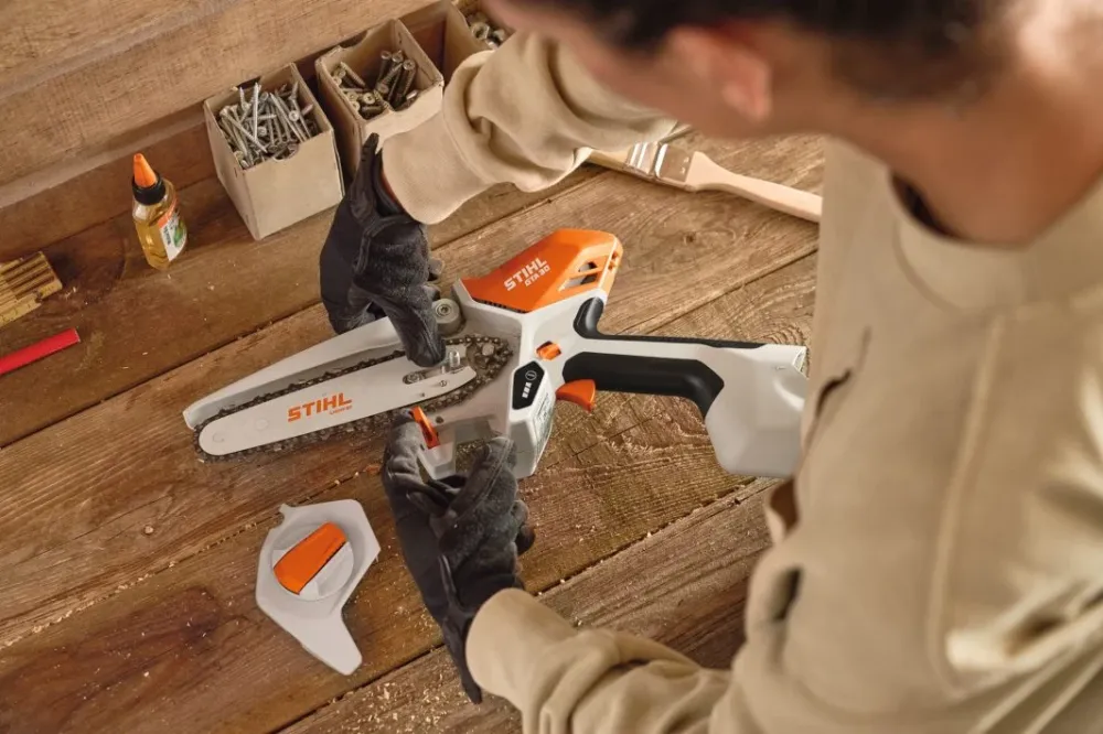 STIHL Potatore GTA 30 + con 2 Batteria AS2 + Caricatore AL 5-2