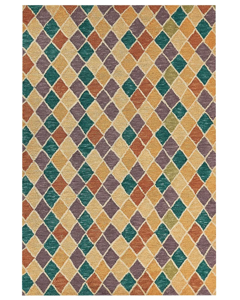 Tappeto lana multicolore 160 x 230 cm KESKIN