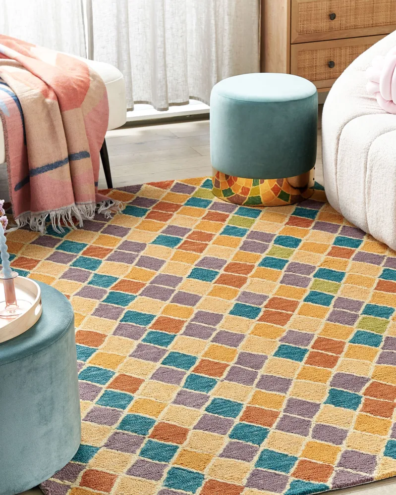 Tappeto lana multicolore 160 x 230 cm KESKIN