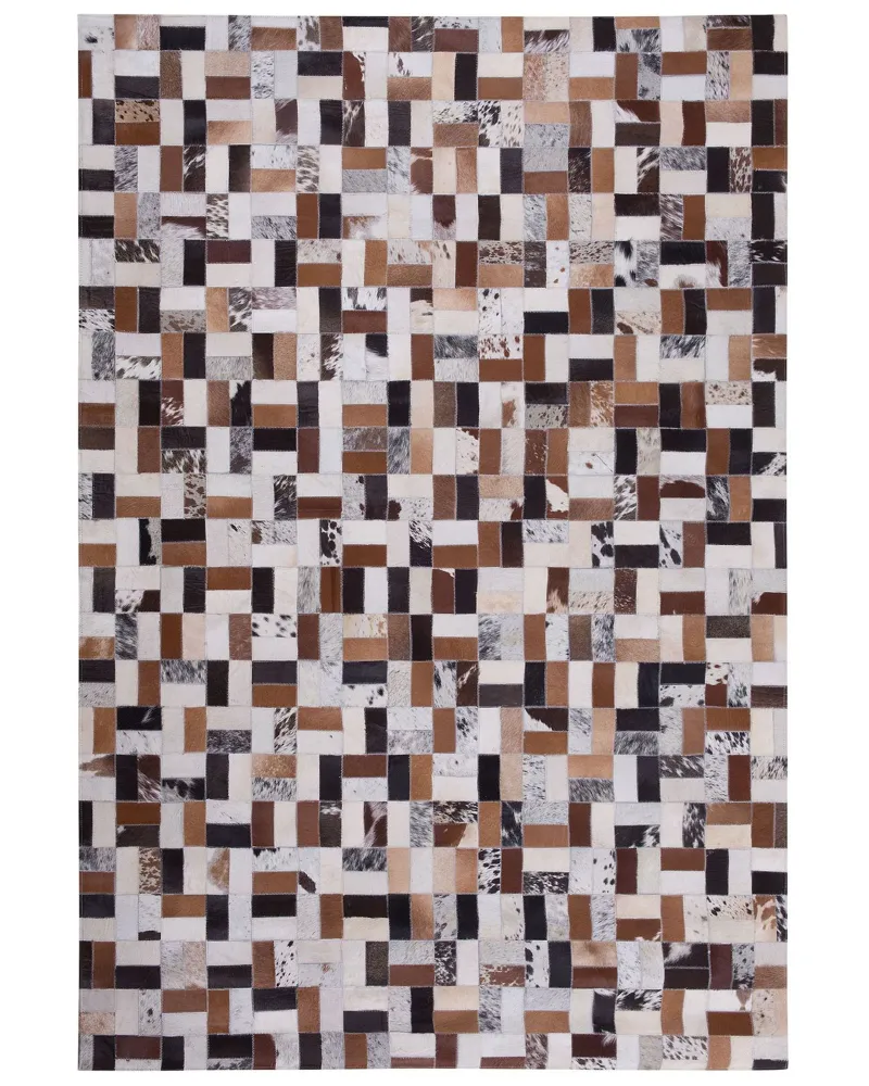 Tappeto rettangolare pelle 160 x 230 cm CESME