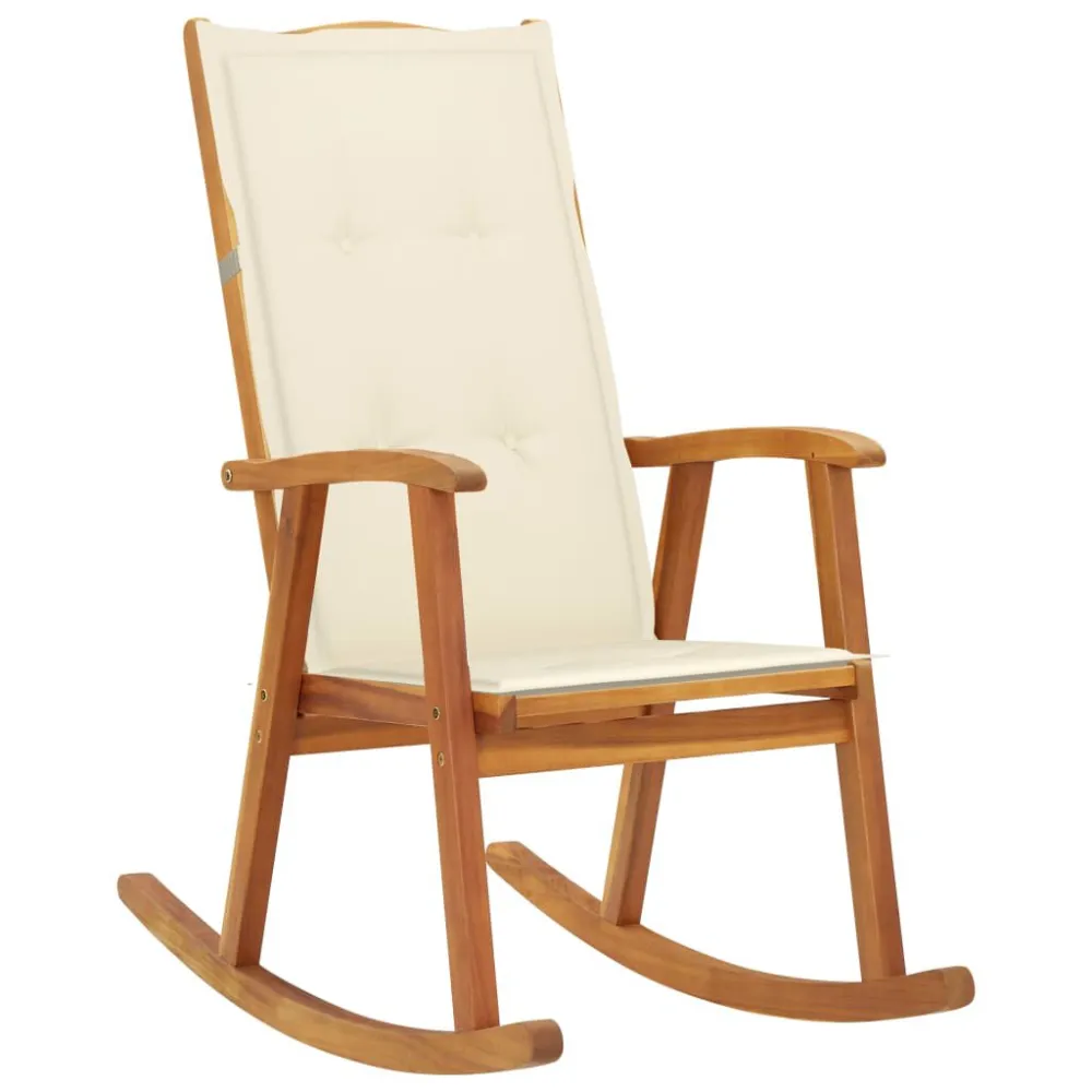 3064181 Rocking Chair Cushions Monocromo Acacia Wood (311844+43181)