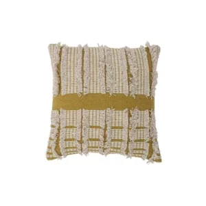 Confortevole Ergonomico Cuscino cotone giallo Cea Bloomingville - 45cm
