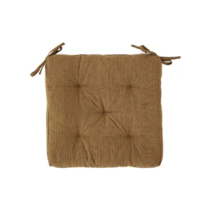 Cuscino per sedia cotone arancione e nero Faza Madam Stoltz - 45cm con Struttura Acciaio
