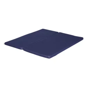Cuscino di seduta tessuto blu Stringa Hübsch - 111cm Legno Massello