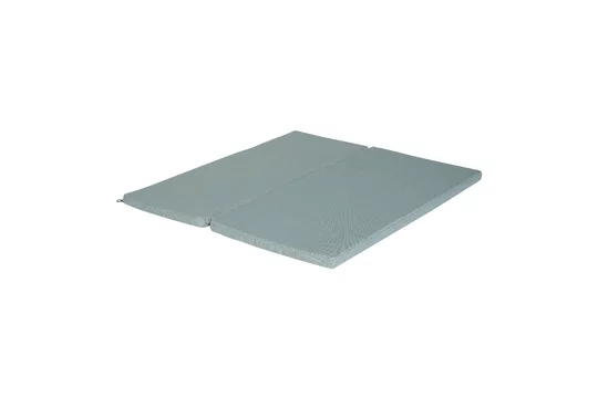 Cuscino di seduta tessuto Stringa menta Hübsch - 111cm con Cuscino Estraibile