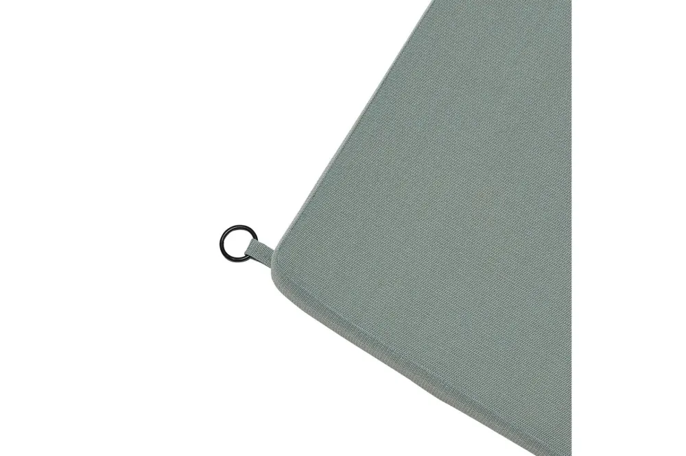 Cuscino di seduta tessuto Stringa menta Hübsch - 111cm con Cuscino Estraibile