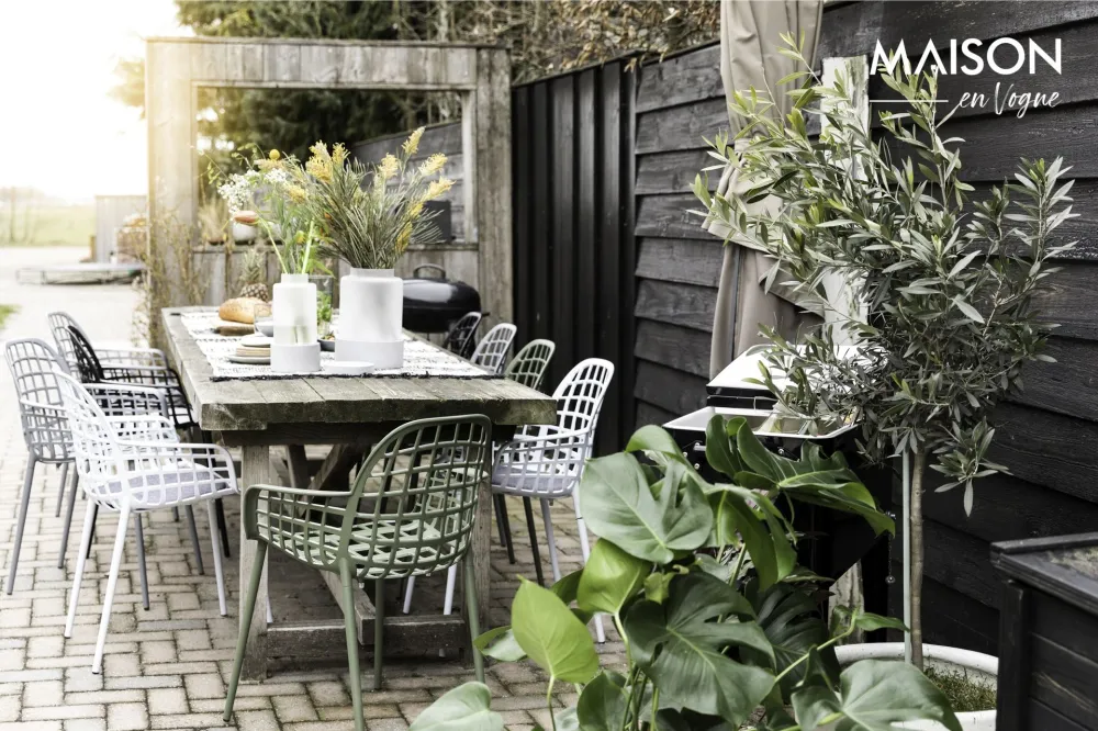 Design Esclusivo Albert Kuip green Poltrona da giardino verde Zuiver - 83cm