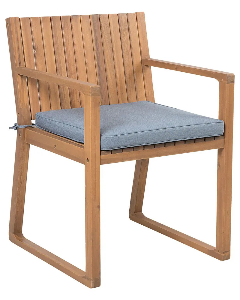 Design Esclusivo Garden Chair SASSARI Acacia Wood Blue