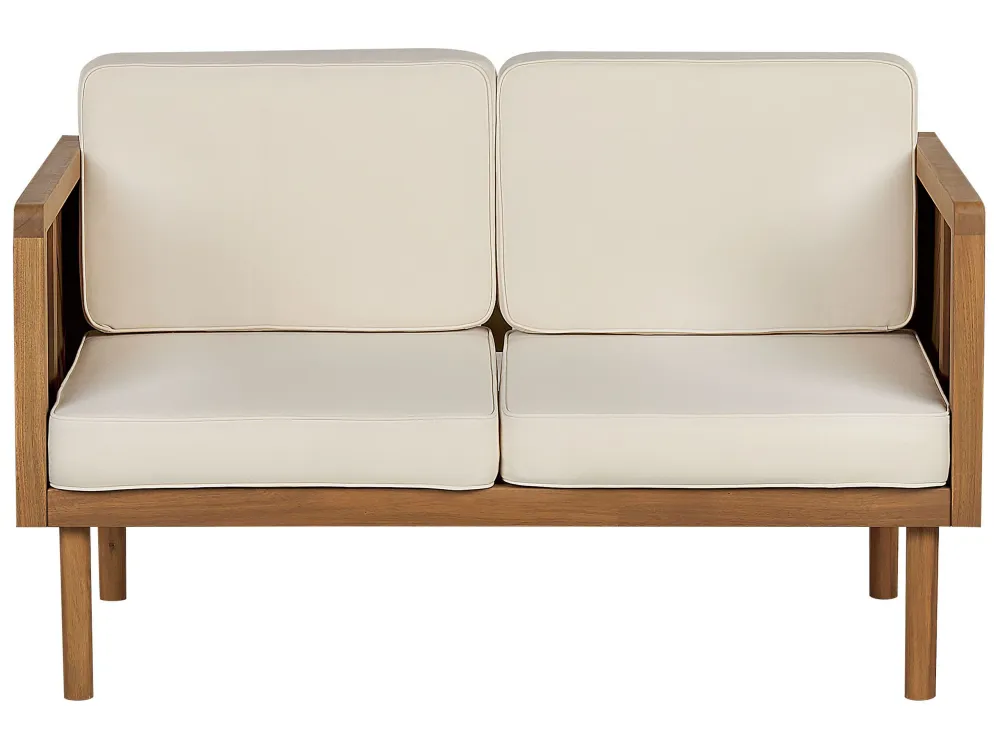 Design Esclusivo Garden Sofa BARATTI Acacia Wood Light Wood 2 Seater