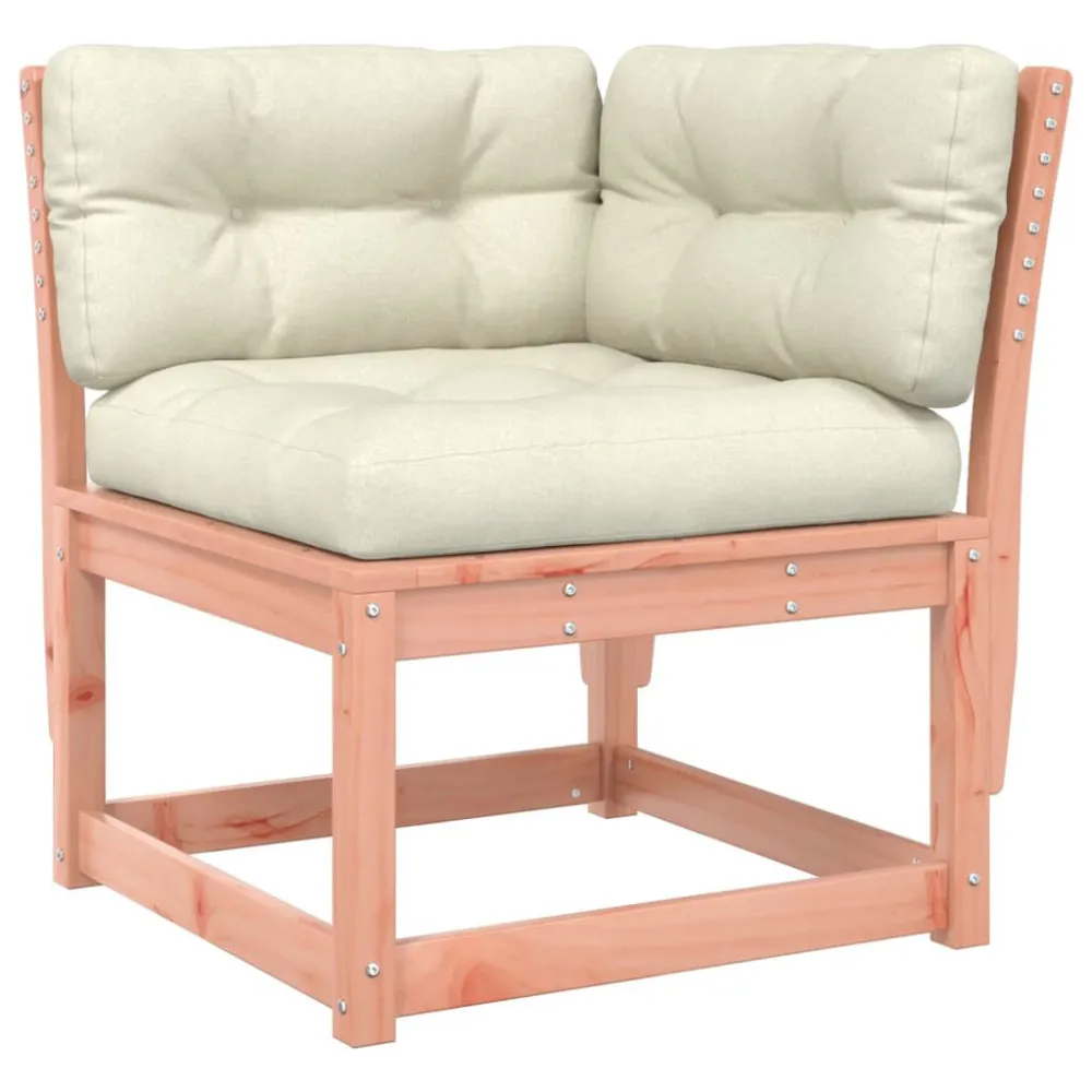 Design Esclusivo Set Divani Giardino 4 pz con Cuscini Legno Massello di Douglas