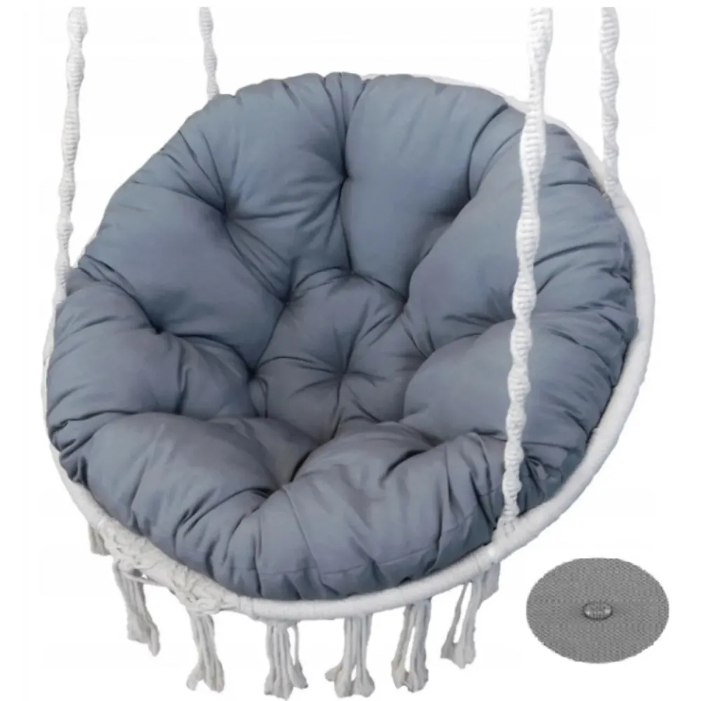 Garden Chair Cushion Hanging Stork's Nest Swing Resistente all'acqua Seat Pad 90cm