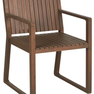 Garden Chair SASSARI Acacia Wood Dark Wood - Impermeabile e UV Resistente