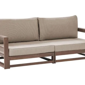 Garden Sofa TIMOR FSC® Certificato Acacia Wood Dark Wood 2 Seater
